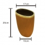 VASO MARROM 17X10X25CM