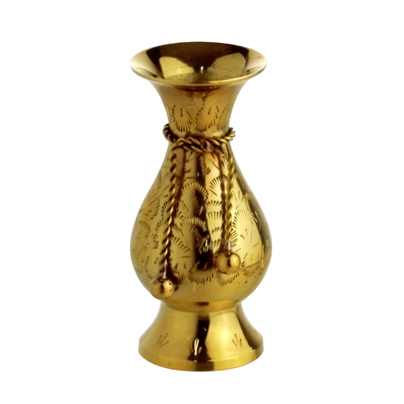 VASO METAL DOURADO 10CM