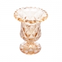 VASO COM PE DIAMOND AMBAR 14,5X11,5CM